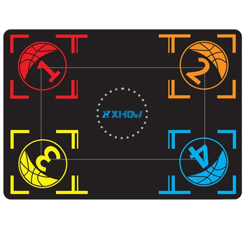 Children Basketball Training Mat Rubber Anti-slip Noise Absorbing Indoor Footwork Training Rug Kids Aid Sports Accessory