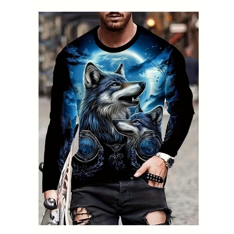 Women O Neck Long Sleeve 3d Print T Shirt