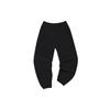 Fila Fusion Loose Letter Woven Sports Long Pants Women Bottoms Deep-Black T11W232802F-BK