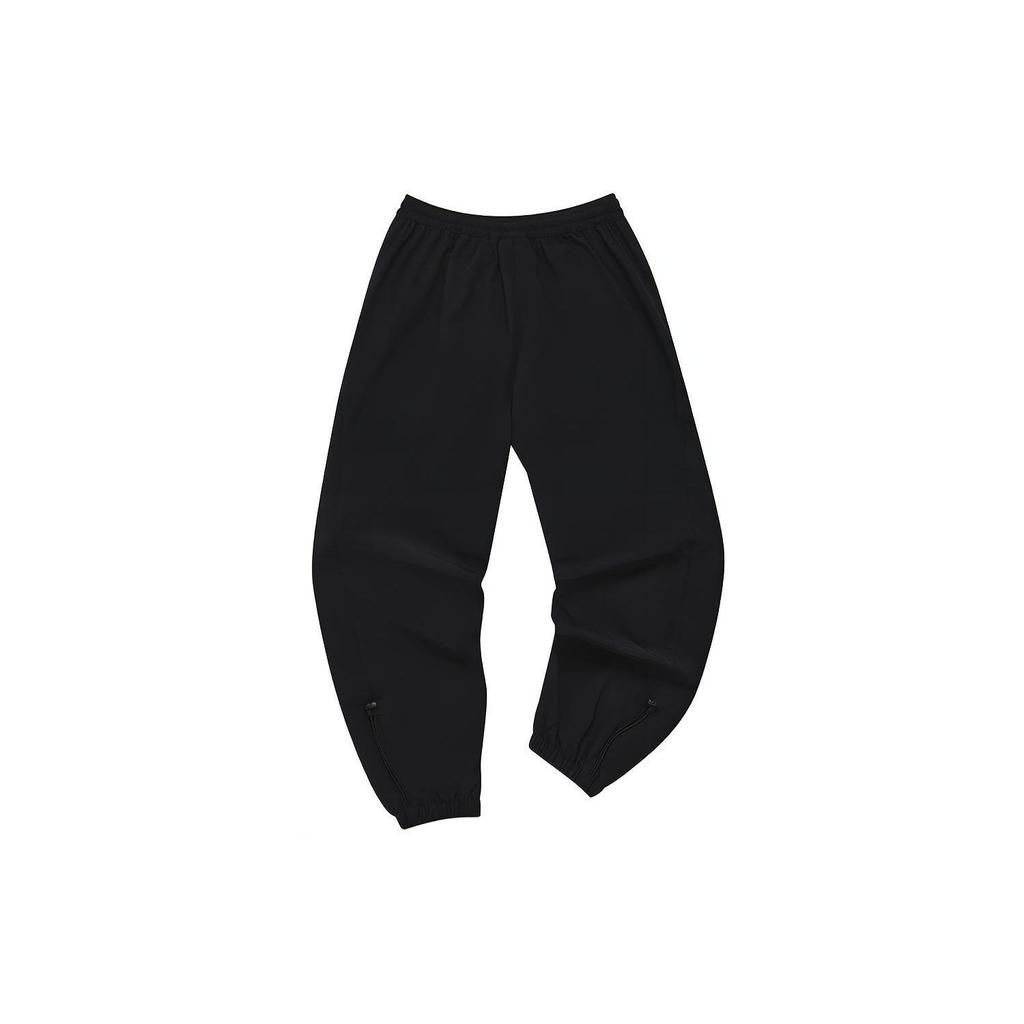 Fila Fusion Loose Letter Woven Sports Long Pants Women Bottoms Deep-Black T11W232802F-BK