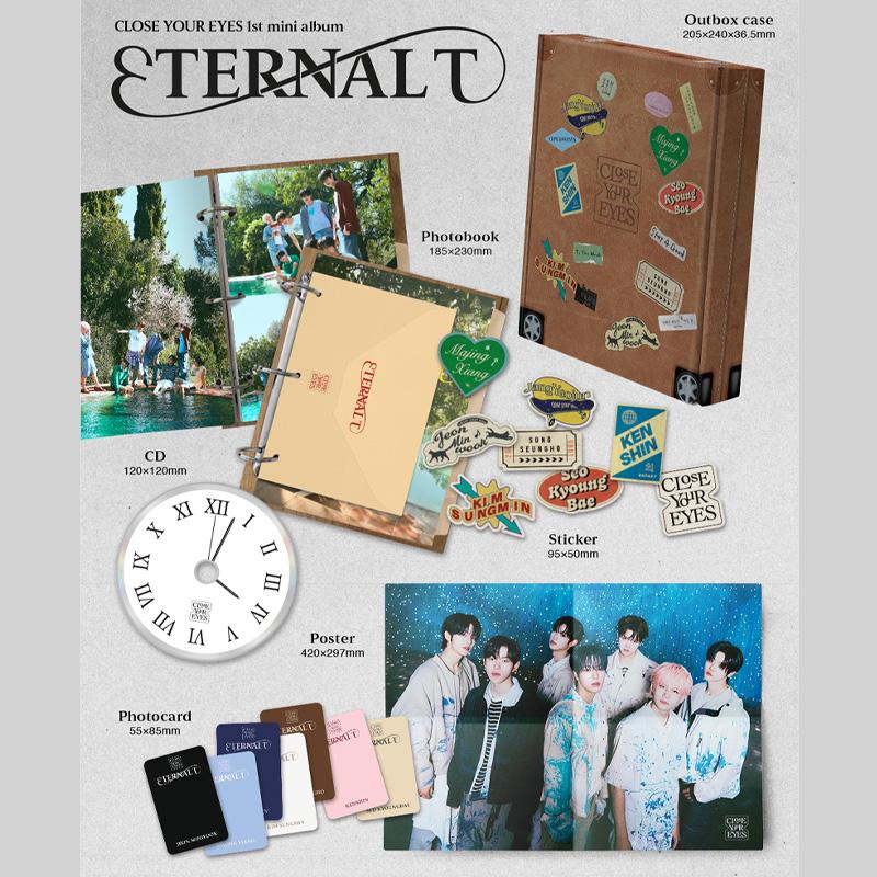 CLOSE YOUR EYES The 1st Mini Album [ETERNALT] PP