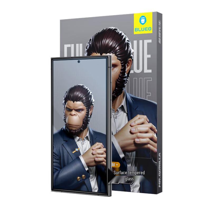 

Blue Gorilla Samsung S24 Ultra 3D Curved Full Adhesive Tempered Glass Screen Protector