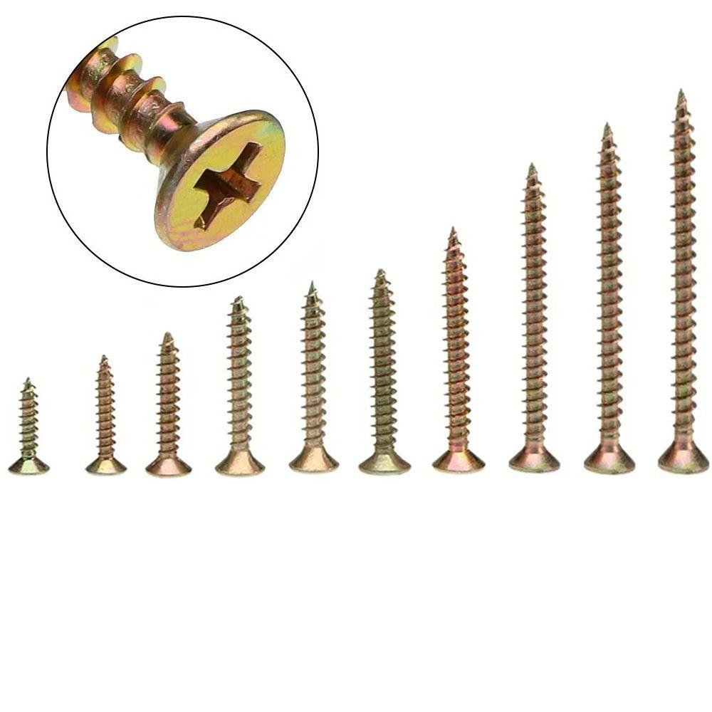 

1 Kilo Pack Wood Screws Multi-size Tip wall Screw Nails Tapping Screws Wood Furniture