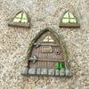 Miniature Fairy Gnome Window and Door Elf Home for Garden