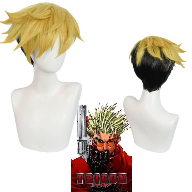 Trigun Stampede Vash Wig For Cosplay Costume High-quality Heat-resistant Anime Hairpiece