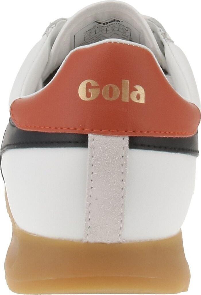 Gola Classics Men's Torpedo Leather Trainers White/black/moody Orange