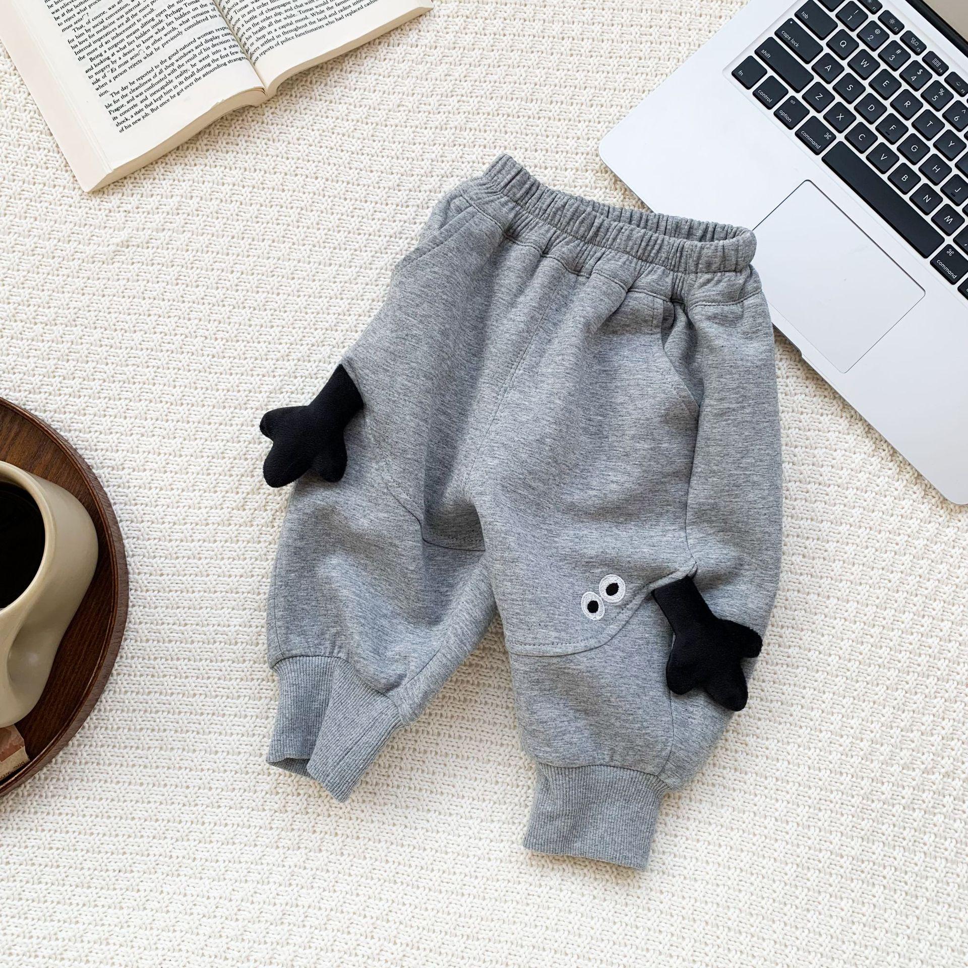 

Детские мультяшные джоггеры - Унисекс для младенцев и малышей, повседневные штаны в корейском стиле 90 cm