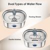 3.2L stainless steel cat water dispenser window has water level which can be observed suitable for many cats and dogs