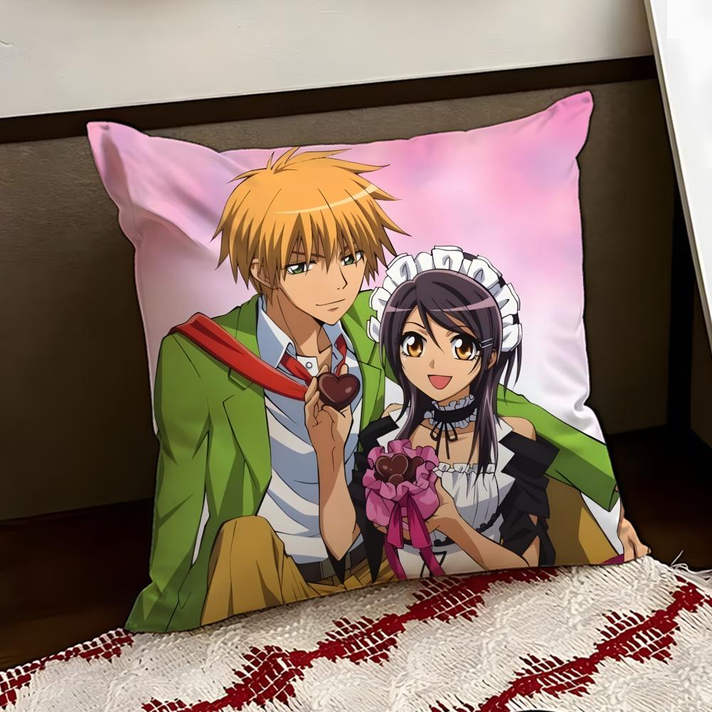 MMaid Sama Anime Cushion Cover Reversible Soft Durable Pillow Cover Home  Car MultiScene Use for Daily Comfort
