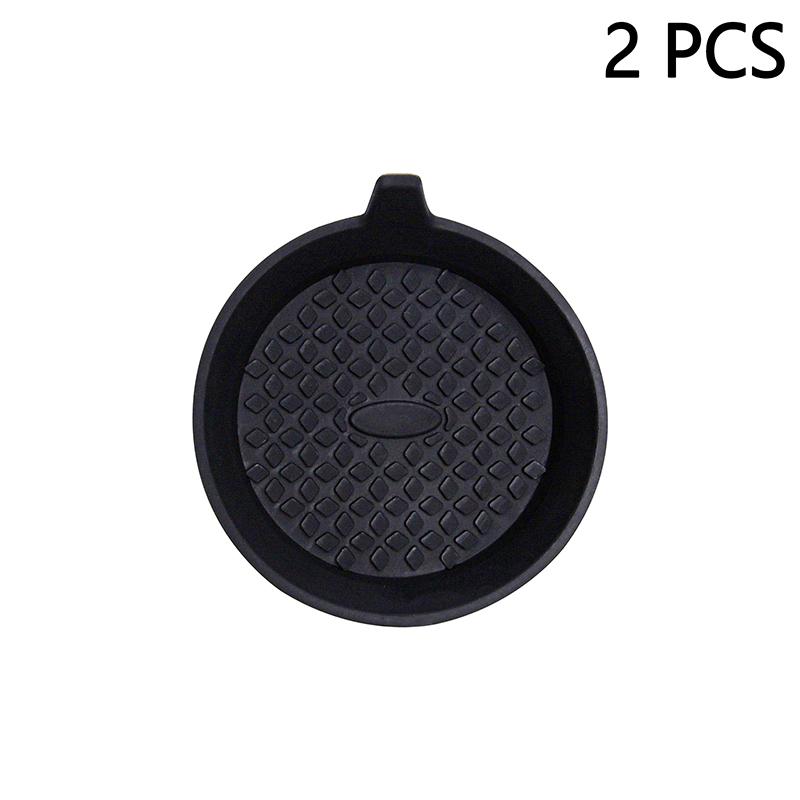 

2 шт. автомобильные аксессуары для интерьера подстаканник с нескользящей вставкой водонепроницаемый против проливания блюдце чёрный