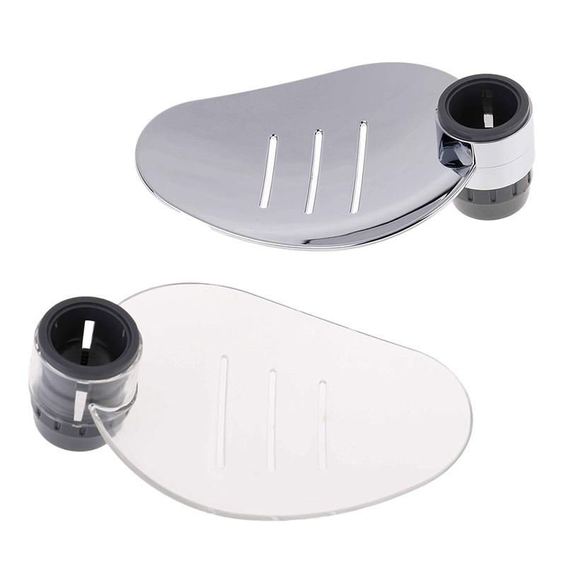 Adjustable Shower Rail Soap Dish Bathroom Soap Box Slide Bar Soap Pallet Holder