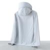 Unisex UPF50+ UV Protection Ice Silk Windbreaker with Large Brim