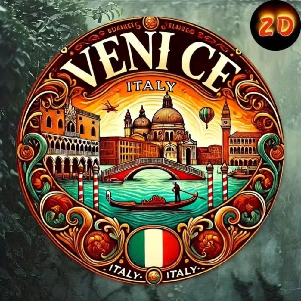 Vintage Iron Wall Decor Set Italian Metal Sign Home Bar Cafe Art