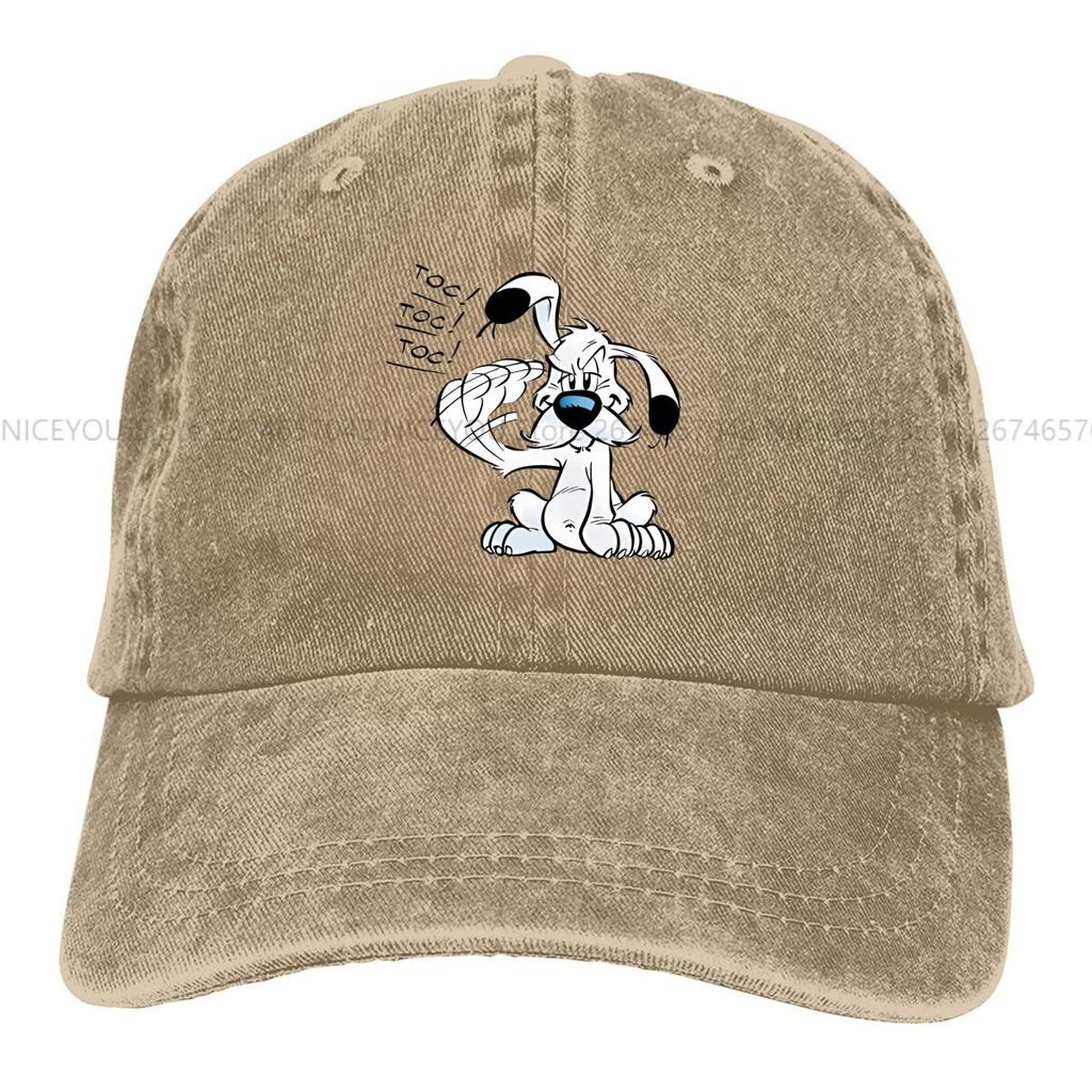 Sommerkappe Sonnenschild Kawaii Hip-Hop-Kappen Asterix und Obelix Cartoon Comic Cowboyhut Schirmmützen