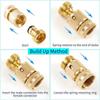 3/4 Inch Thread Brass Quick Connector Male Female Threads Water Hose Connector  Water Connection