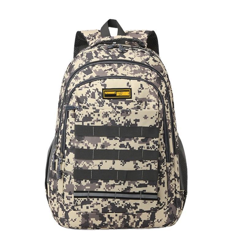 Large Capacity Men's Outdoor Sports Mountaineering Backpack - Camouflage Tactical School Bag