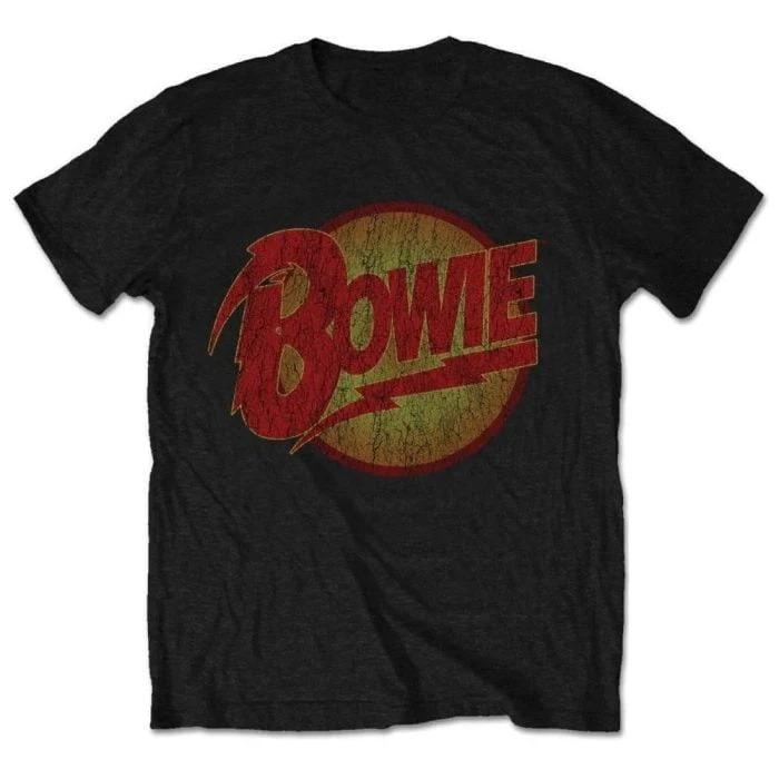 David Bowie Halloween Jack Stage Print Cotton TShirt Glam Rock Legend Unisex Short Sleeve Tee