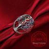 100% 925 Sterling Silver Ring Tree of Life Rings for Women Classic Accessories Anillos Fine Jewelry New Mother's Day Mom Gifts