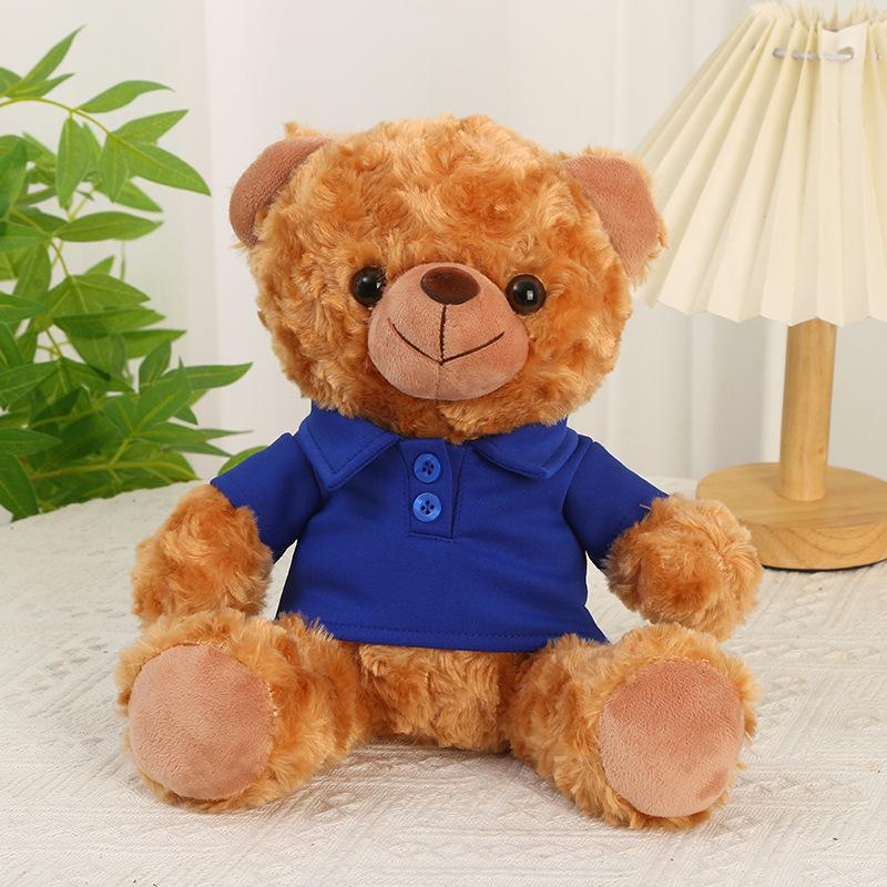 Graduation Commemorative Teddy Bear Plush with School Emblem Logo