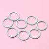 DIY Jewelry Accessories: Colored Baking Paint Embossed Rings (2,000/pack), featuring Round, Open, Single, and Twisted Flower Designs.
