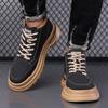 Fashion Spring Men's Boots High Quality Casual Leather Ankle Boots Comfortable Outdoor Hking Sneakers Designer Luxury Handmade Men Shoes