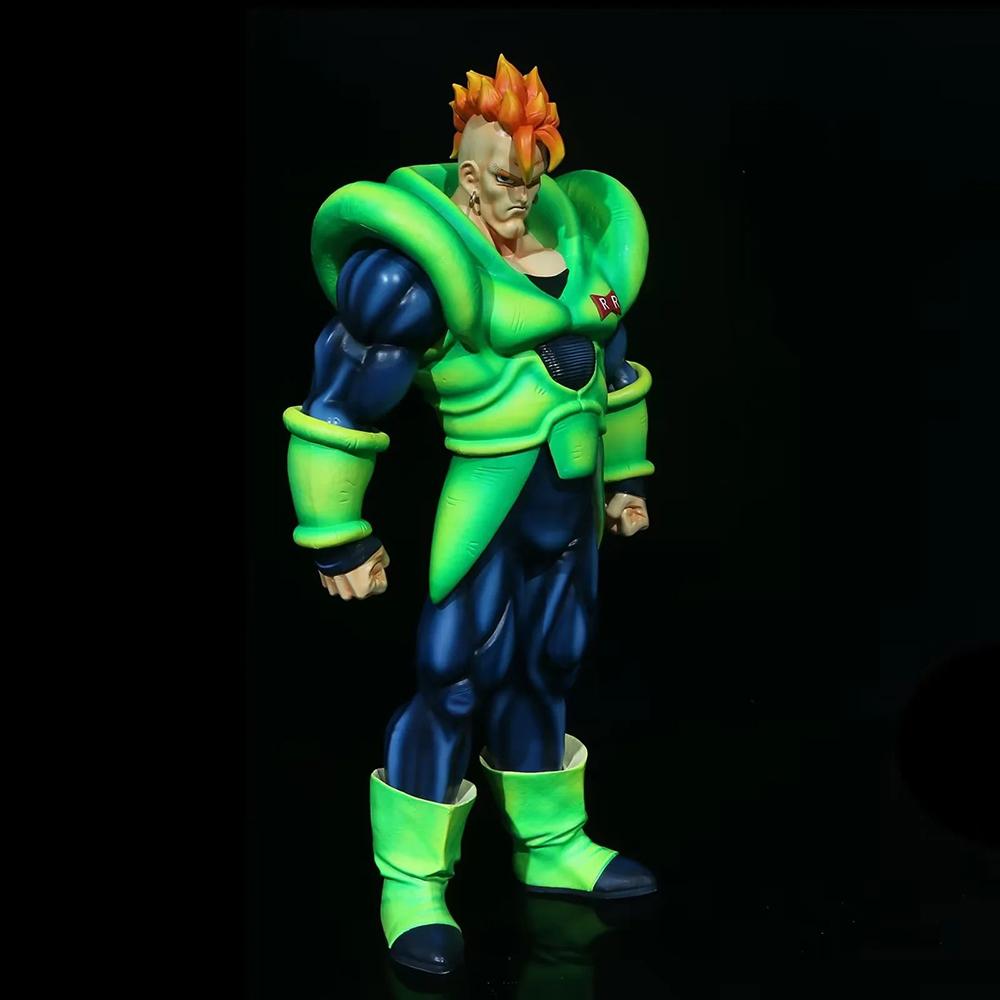 41cm Dragon Ball ANDROID 16 PVC Action Figure Anime ANDROID #16 Figure GK Statue Model Toys Collection Doll Children Gift