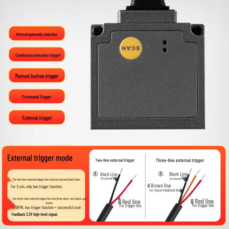 MINDEO ES4650-WA Wide-Angle 2D Barcode Scanner Module