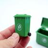 Toy Model Mini Trash Cans Model Home Decor Dollhouse Garbage Cans  for 1/6 1/12 Dollhouse