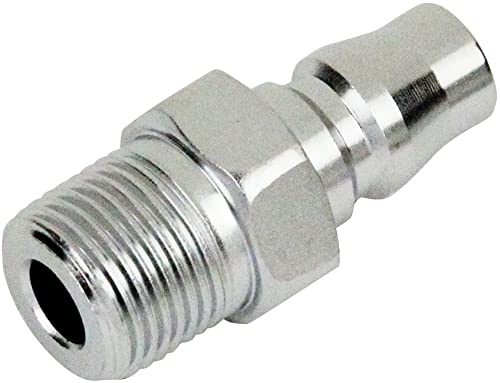 SK11 High Coupler Male 30PM Plug Silver R3/8 (Tapered Thread)