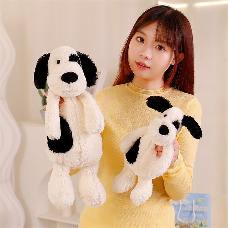 Cute Puppy Plush Toy Pirate Dog Doll Spotted Black And White Puppy Girl Child Birthday Gift