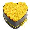 Fleurs Éternelles, 27 Roses Préservées dans une Boîte en Forme de Cœur, Bouquet Immortel de Fleurs Éternelles Cadeau d'Anniversaire pour Femmes Son Épouse Mères, Anniversaire,