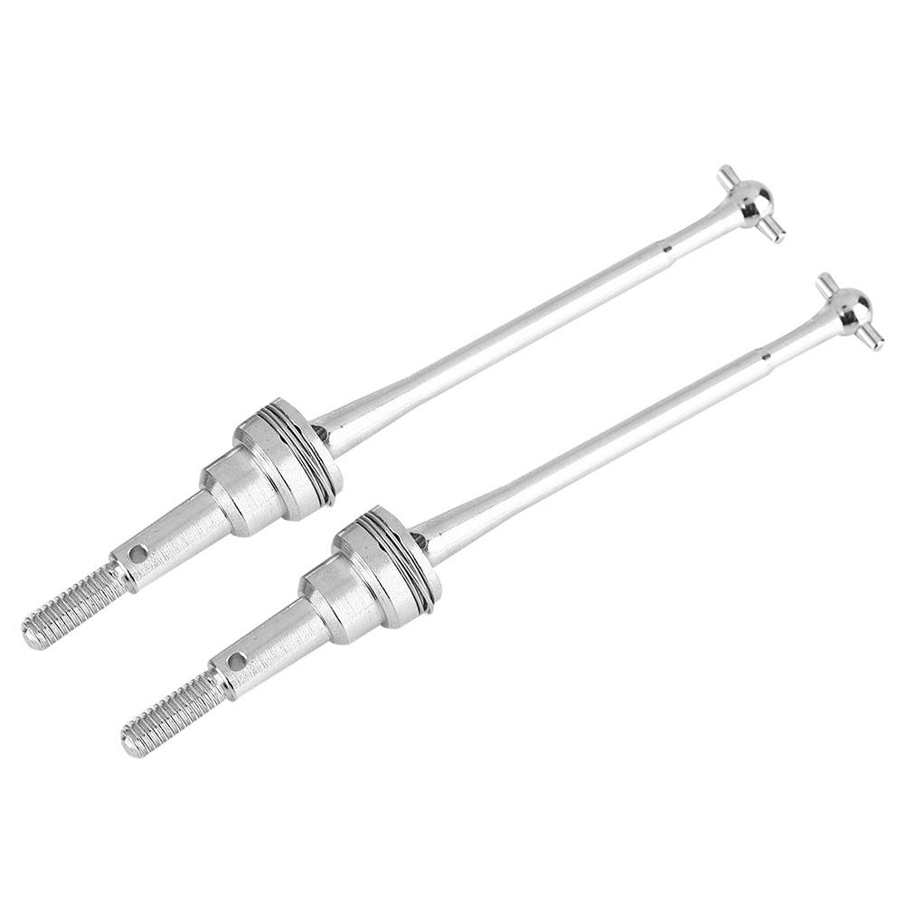 2pcs Front  Drive Shaft for WLtoys 1 12 12423 Remote Control Car Accessory (Silver0090S)