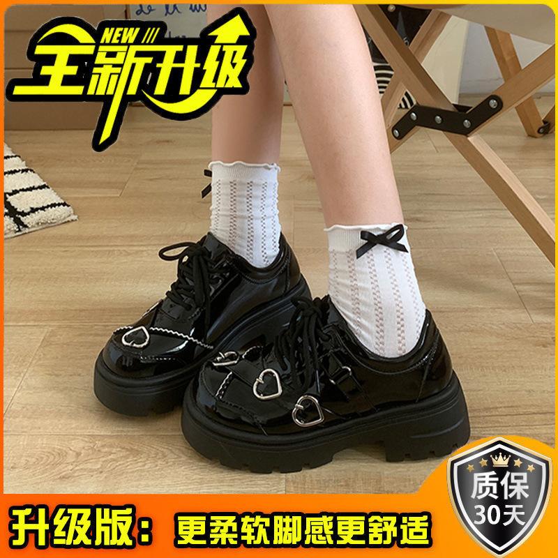 

British style girl fashion versatile Mary Jane girl 2025 autumn new punk style high heels retro single shoes 35