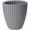 Plant Pot Garden ID Fancy Grey Polyethylene 40 X 42 Cm