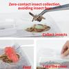 Mealworm Breeding Container 3-layer Poop Filter Case with Tweezer Odor-Proof Fine Mesh Mealworm Nesting Box for Sugar Glider