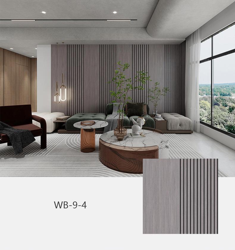 3D Embossed Wood Grain Wall Sticker: Waterproof TV Background Decor Panel