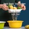 Chahua Wheat Ear Double-Layer Draining Basket