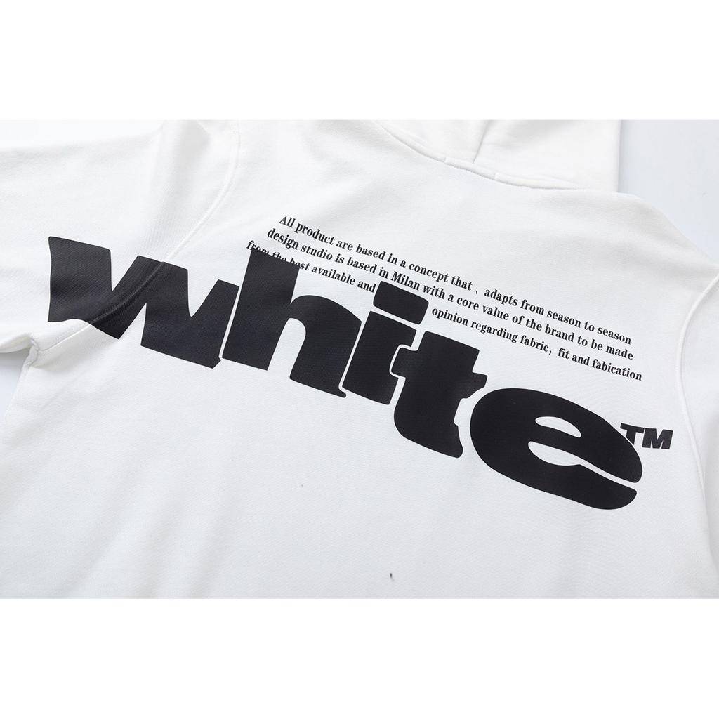 9096 Off-White 2025 Herbst und Winter Neu OW Dreidimensionales Buchstabenmuster Herren- und Damen-Kapuzensweatshirt