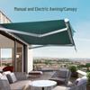 Weibaida Heavy-Duty Wall-Mounted Retractable Aluminum Awning