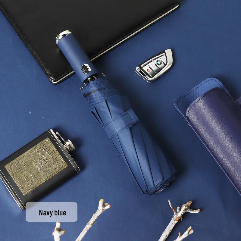 

Nanqiao Reflective Automatic 10-Rib Umbrella with LED Handle