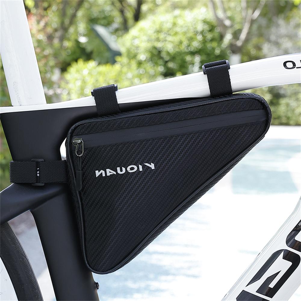 Panier vélo,Sac de selle triangulaire pour cadre avant de vélo, sacoche de bicyclette Portable