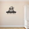 Metal Owl Bow Key Holder Wall Hook for Home Entryway Decor Storage