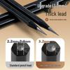 Morning MG Black Wood Pencil with Thick Lead - Bulk Pack for Primary School and Kindergarten Students, First Grade HB.