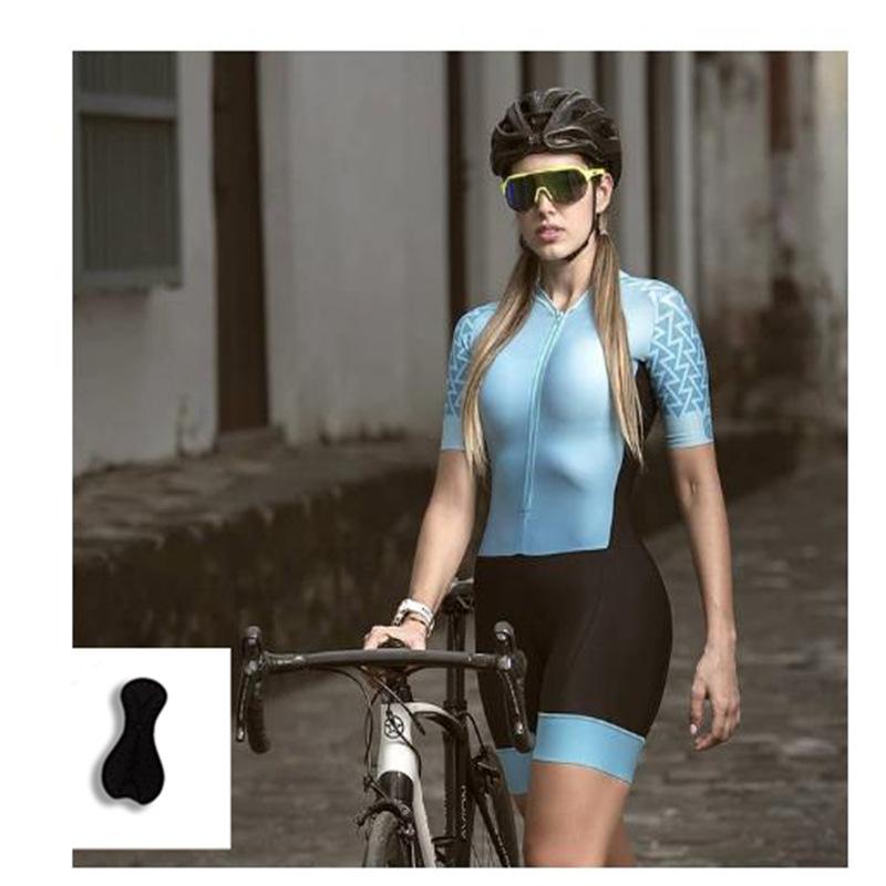 Bicycle Mountain Bike Sportswear New Women's Summer Short-sleeved Triathlon Breathable, Onesie