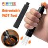 Retractable WDT Tool Espresso Flick WDT Tool Espresso Stirring Needle Coffee Stirrer 6 Needles Telescoping Distribution Tool