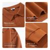 Warrior Men's Loose-Fit Long-Sleeve Polo T-Shirt