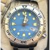 Б/у Promaster BN0165-55L E168-S14510C Eco-Drive Дайверские Солнечные Часы Ледяно-голубые