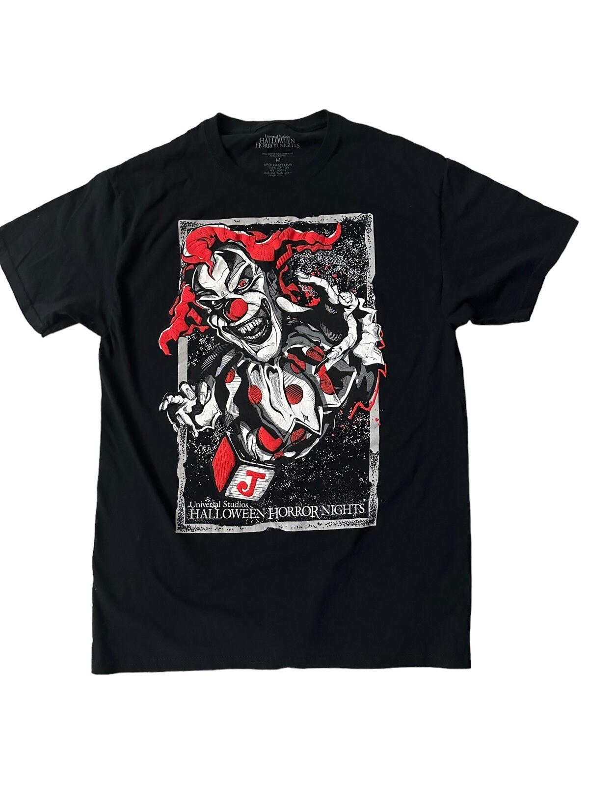 Halloween Horror Nights HHN Jack The Clown Jack-in-the-Box T-Shirt Top Size M S разноцветный