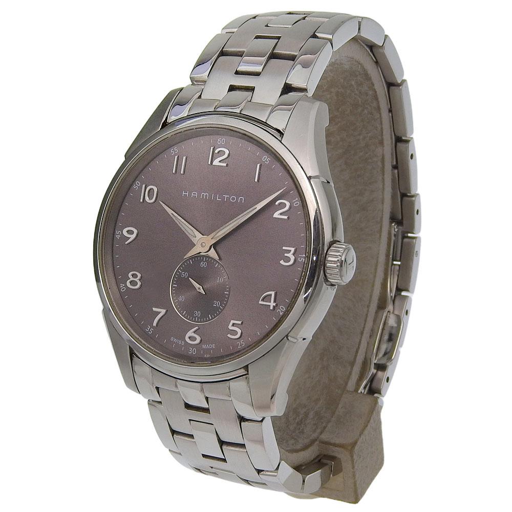 HAMILTON Jazz master Watches H3841183 grayDial Stainless Steel Quartz Analog display mens Used