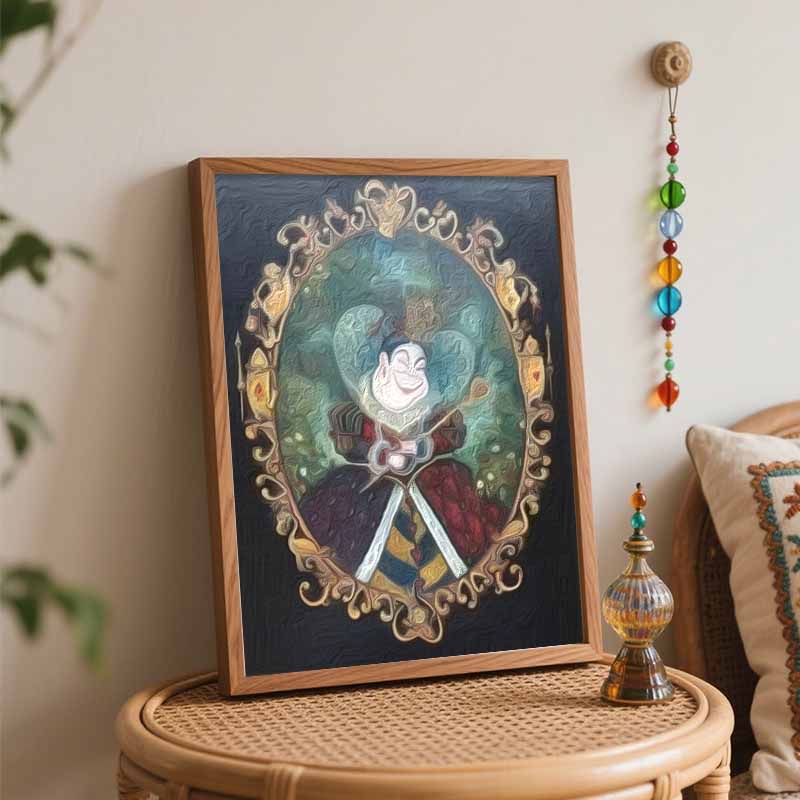 Disney Queen of Hearts Paint By Number Kit Number Drawing Canvas DIY Picture Home Decor for Wall Art Painting Gift for Adult Decor